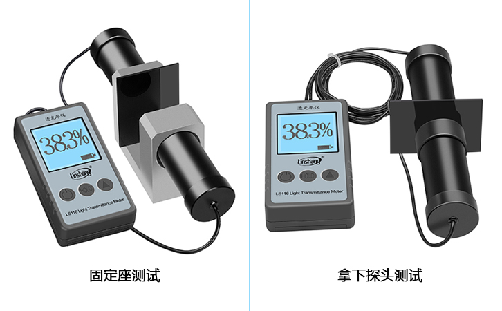 透光率儀兩種測量方式
