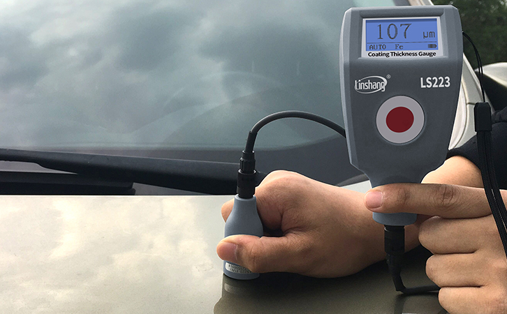 表面涂層測厚儀實測